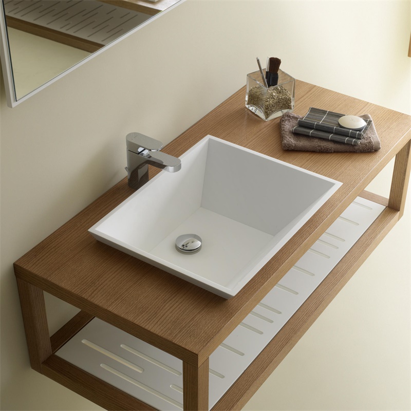 YS28261	Ceramic above counter basin, artistic basin, ceramic sink;
